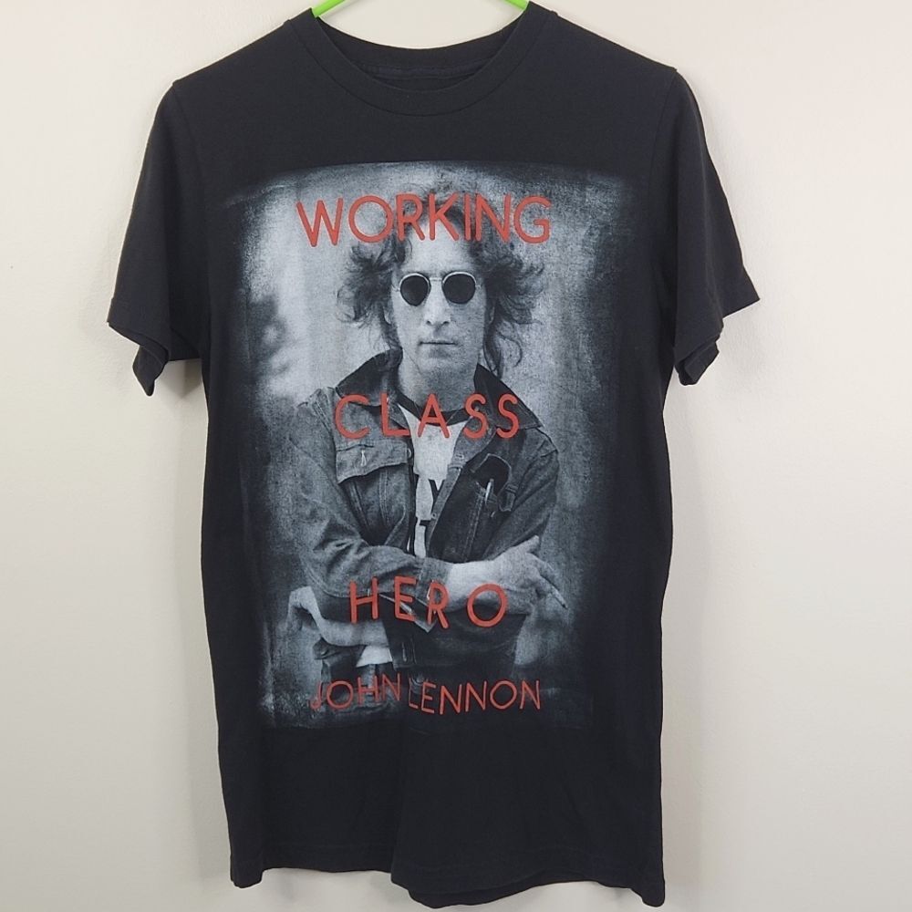 Zion Rootswear John Lennon Working Class Hero Frontside Graphic Tee M